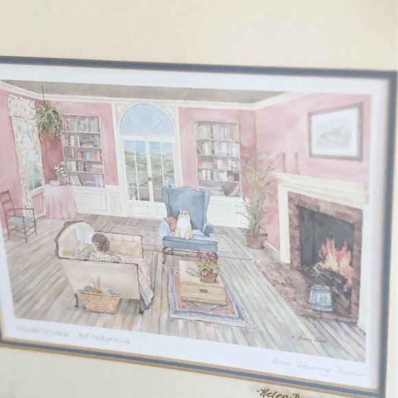 Canadian Artist Helen Downing Hunter Signed and Titled Framed Art - Picture 5 of 15